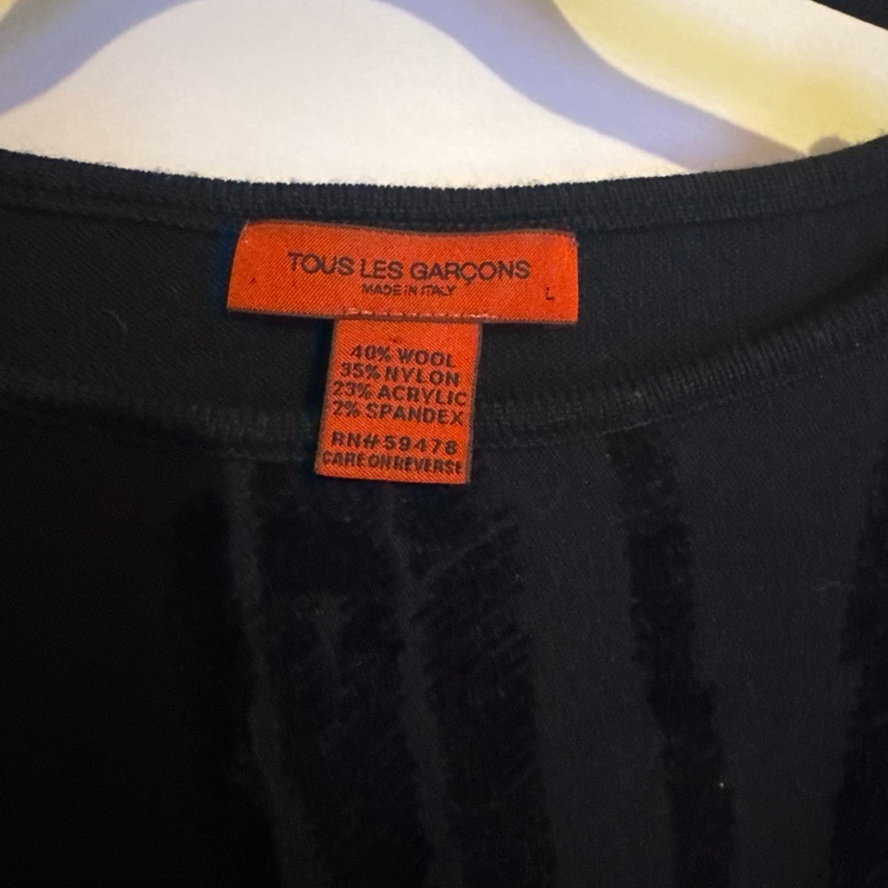 Blue Ribbed Blouse with Ruffled Details - Picture 2 of 2